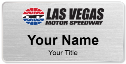 Custom name badges for Las Vegas Motor Speedway