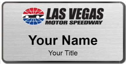 Custom name badges for Las Vegas Motor Speedway