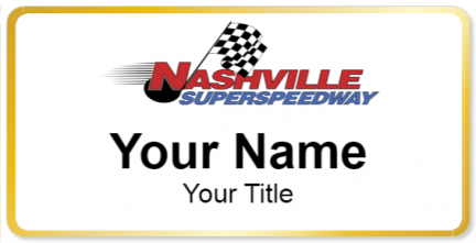 Custom name badges for Nashville Superspeedway