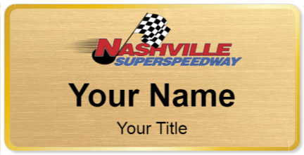 Custom name badges for Nashville Superspeedway