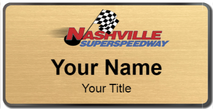 Custom name badges for Nashville Superspeedway