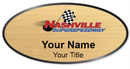 Custom name badges for Nashville Superspeedway