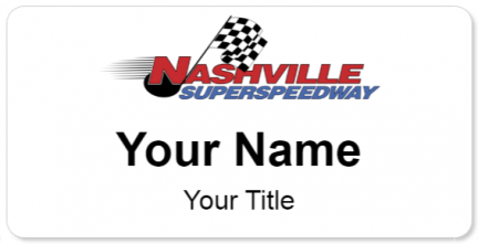 Custom name badges for Nashville Superspeedway