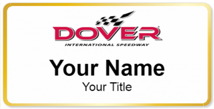 Custom name badges for Dover International Speedway