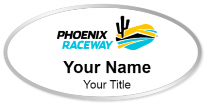 Custom name badges for Phoenix Raceway