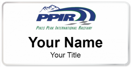 Custom name badges for Pikes Peak International Raceway