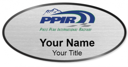 Custom name badges for Pikes Peak International Raceway