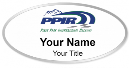 Custom name badges for Pikes Peak International Raceway