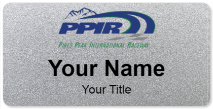 Custom name badges for Pikes Peak International Raceway