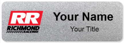 Custom name badges for Richmond International Raceway