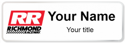 Custom name badges for Richmond International Raceway