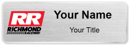 Custom name badges for Richmond International Raceway