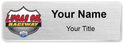 Custom name badges for Lucas Oil Raceway