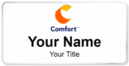 Custom name badges for Comfort Inn Hotel