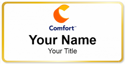 Custom name badges for Comfort Inn Hotel