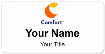 Custom name badges for Comfort Inn Hotel
