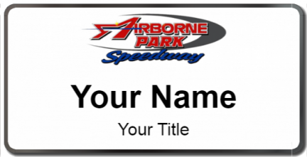 Custom name badges for Airborne Speedway