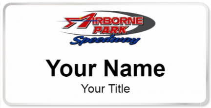 Custom name badges for Airborne Speedway