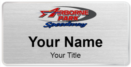 Custom name badges for Airborne Speedway