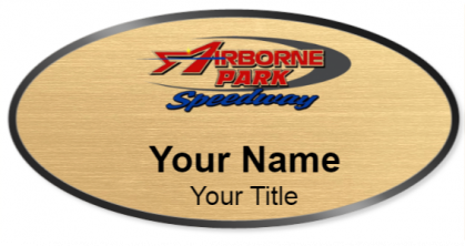 Custom name badges for Airborne Speedway