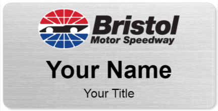 Custom name badges for Bristol Motor Speedway