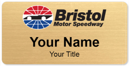 Custom name badges for Bristol Motor Speedway