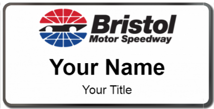 Custom name badges for Bristol Motor Speedway