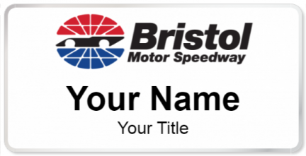 Custom name badges for Bristol Motor Speedway