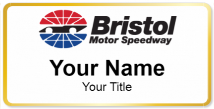 Custom name badges for Bristol Motor Speedway