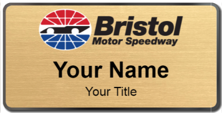 Custom name badges for Bristol Motor Speedway