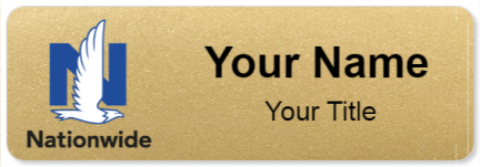 Custom name badges for Nationwide Insurance