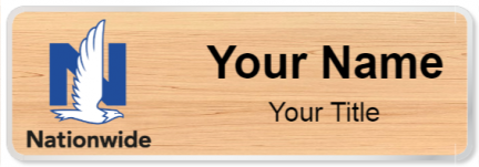 Custom name badges for Nationwide Insurance
