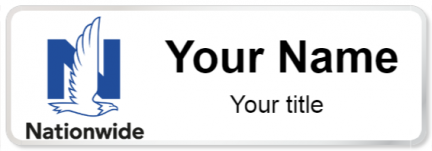 Custom name badges for Nationwide Insurance