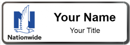 Custom name badges for Nationwide Insurance