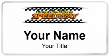 Custom name badges for Greenville Pickens Speedway