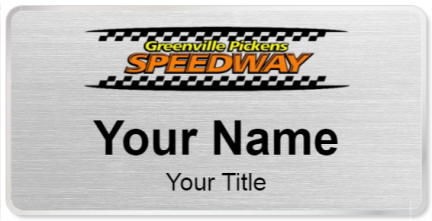 Custom name badges for Greenville Pickens Speedway