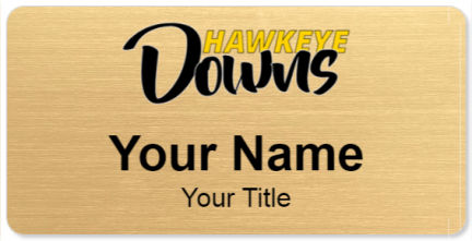Custom name badges for Hawkeye Downs Speedway