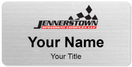 Custom name badges for Jennerstown Speedway
