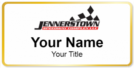 Custom name badges for Jennerstown Speedway