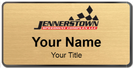 Custom name badges for Jennerstown Speedway