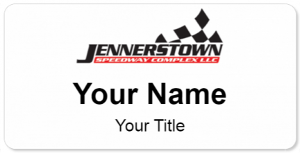 Custom name badges for Jennerstown Speedway