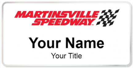Custom name badges for Martinsville Speedway