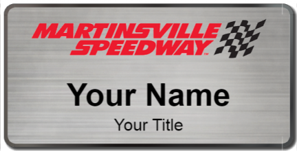 Custom name badges for Martinsville Speedway