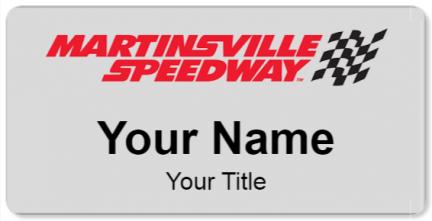 Custom name badges for Martinsville Speedway