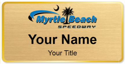 Custom name badges for Myrtle Beach Speedway