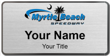 Custom name badges for Myrtle Beach Speedway