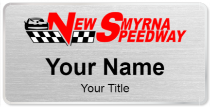 Custom name badges for New Smyrna Speedway