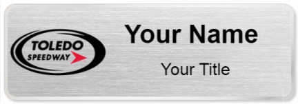 Custom name badges for Toledo Speedway