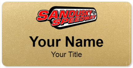 Custom name badges for Sandusky Speedway