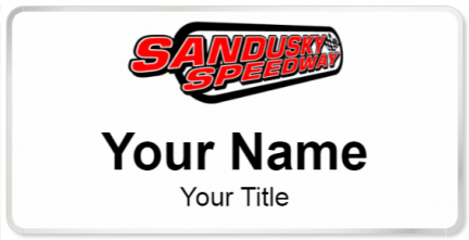 Custom name badges for Sandusky Speedway